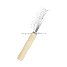 Custom Size Pet Accessories Bamboo Dog Brush Pet Hair Brush